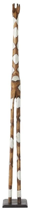Deco Marche Brown Giraffe Sculpture-1