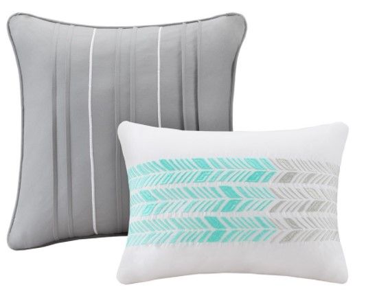 Olliix by Intelligent Design Adel Aqua Full/Queen Comforter Set-1