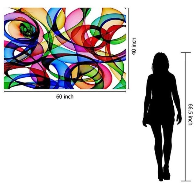 Classy Art Collage of Colors Wall Art-2