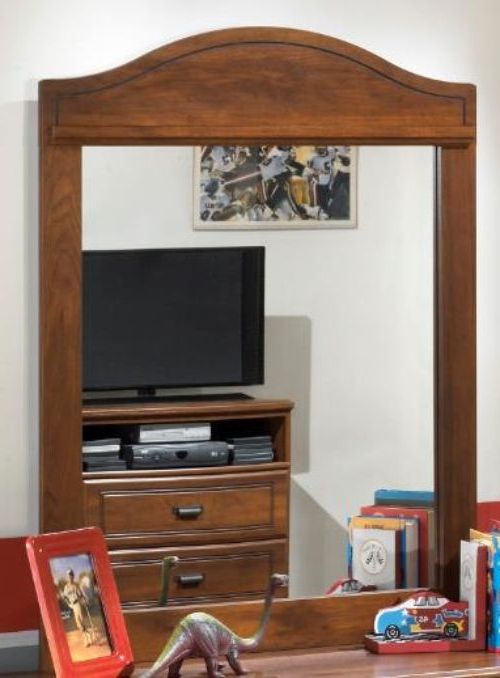 Signature Design by Ashley® Barchan 4-Piece Medium Brown Twin Bookcase Bed Set-3