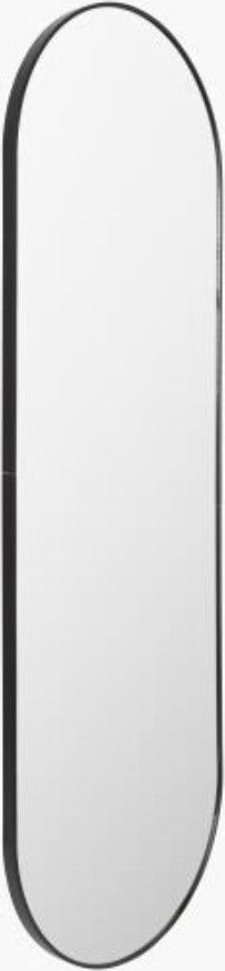 Surya Aranya Matte Black 22" Accent Mirror-1
