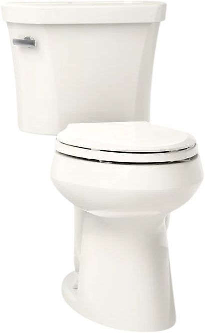 KOHLER® Highline® Biscuit 2-Piece 31" Chair-Height Elongated Toilet, 1.28 Gpf-0