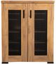 Coaster® Bristol Golden Oak Metal Mesh Door Accent Cabinet-0
