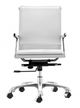 Zuo® Lider Plus White Office Chair-1