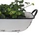 A & B Home White Tray with Handles-1