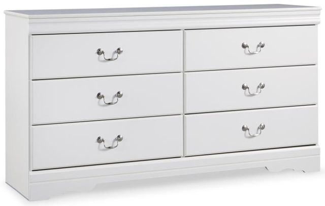 Signature Design by Ashley® Anarasia 3-Piece White Full Sleigh Headboard Bed Set-2