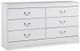 Signature Design by Ashley® Anarasia 3-Piece White Full Sleigh Headboard Bed Set-2