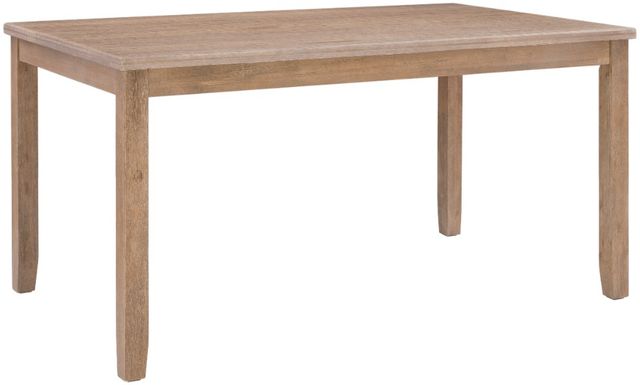 Linon Jordan Gray Wash Dining Table-0