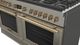 Fulgor Milano® Evoque 400 Series 60" Stainless Steel Pro Style Dual Fuel Hybrid Range with Brushed Brass Trim -5