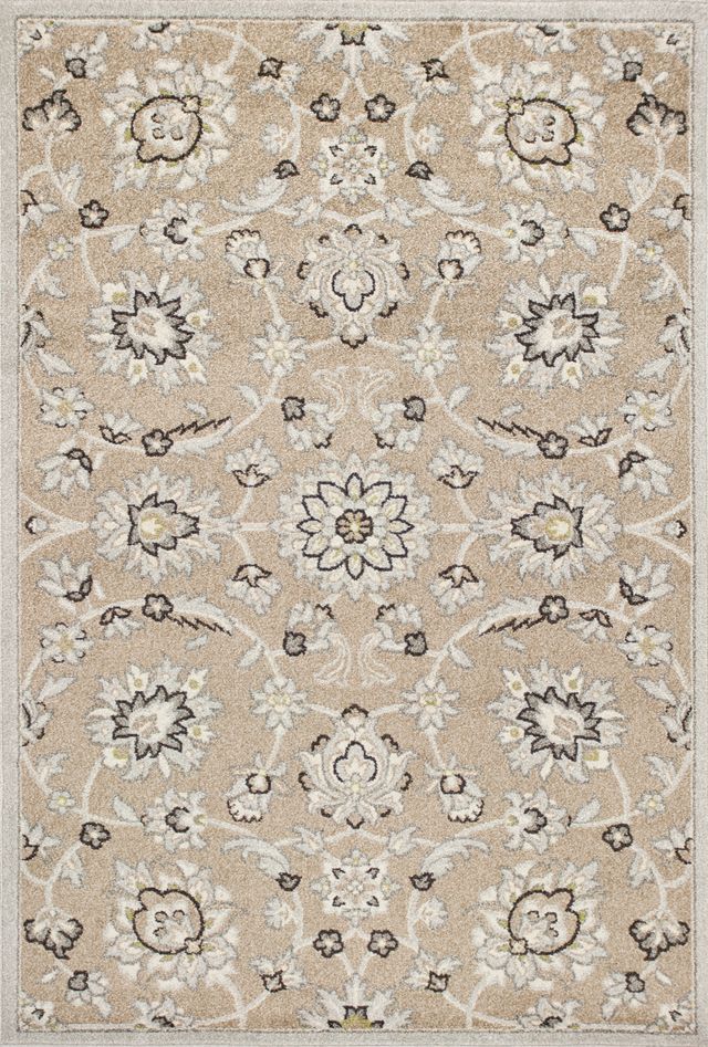 KAS Rugs Lucia Beige/Grey Verona 5'x8' Rug-0