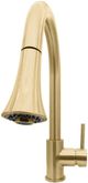 ZLINE Autograph Edition Edison Champagne Bronze Pull Down Single Handle Kitchen Faucet-1