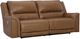Signature Design by Ashley® Trasimeno Caramel Power Reclining Sofa with Adjustable Headrest-0
