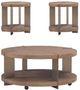 Liberty Furniture Harlow 3-Piece Sandstone/Satin Nickel Occasional Table Set-0