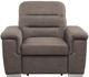 Mazin Furniture Alfio Taupe Chair with Pull-out Ottoman-1