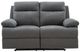 Signature Design by Ashley® Side-Swipe Charcoal Manual Reclining Loveseat-3