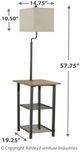 Signature Design by Ashley® Shianne Black Metal Tray Lamp-2