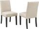 Brassex Inc. Avery 2-Piece Beige/Black Side Chair Set-2