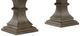 Elements International King Court Gray Dining Table with Leaf-3
