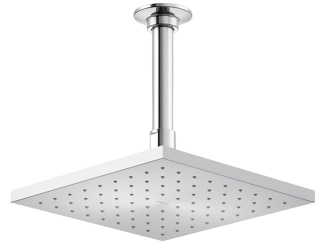 KOHLER® Contemporary Polished Chrome 2.5 GPM Square 8" Single-Function Rainhead-0