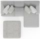 Jackson Furniture Logan 3-Piece Gray Right Side Facing Chaise Sectional-4