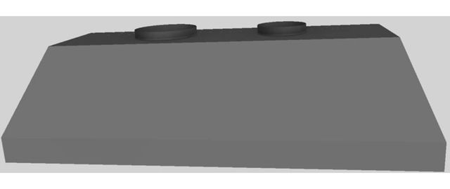 Vent-A-Hood® 48" Gunsmoke Wall Mounted Liner Insert-0