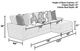 iAmerica Asher 2-Piece Oyster Sectional and Chaise-2