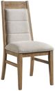 Intercon Landmark Weathered Oak Upholstered Side Chair-0