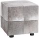 Classic Home Landyn Sparrow Gray 18" Square Ottoman-0