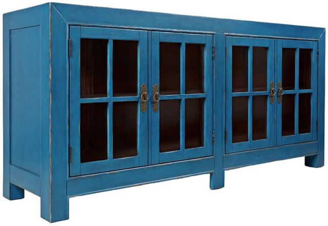 Jofran Inc. Aquitaine Azure Large Cabinet-0