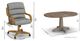Chromcraft™ Customizable Nova Harrison 5-Piece Dining Set-2