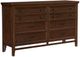 Mazin Furniture Frazier Park Brown Cherry Dresser-0