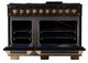 Kucht Professional KEG Series 48" Titanium Stainless Steel Pro Style Natural Gas Range-2