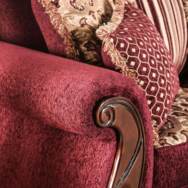 Furniture of America® Tabitha Wine Chair-3