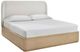 Modus Furniture Penny Buff Cream Ash/Oatmeal California King Upholstered Platform Bed-0