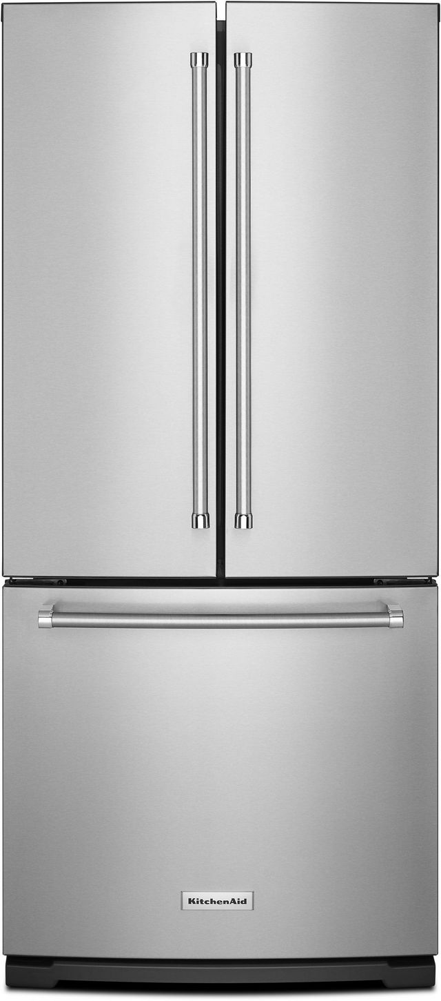 KitchenAid® 31 in. 19.68 Cu. Ft. Stainless Steel French Door Refrigerator-0