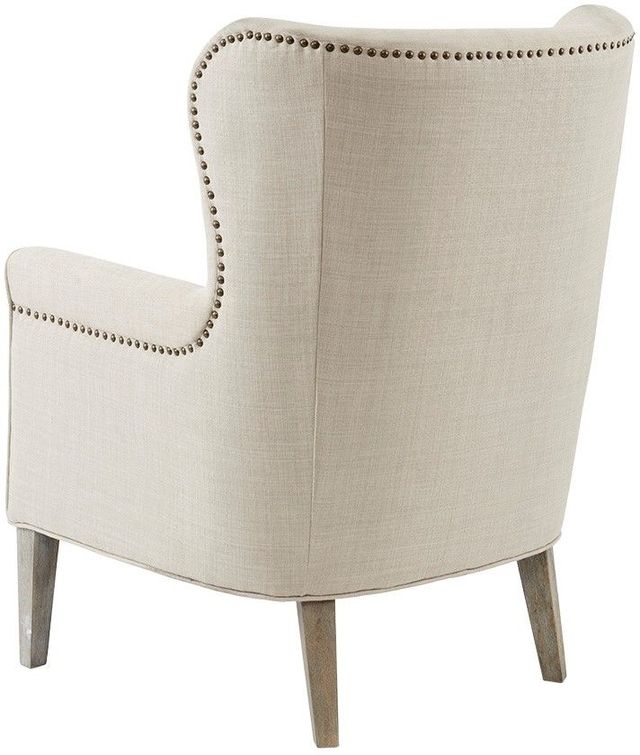 Olliix by Madison Park Natural Colette Accent Wingback Chair-3