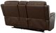 Flexsteel® Henry Burnt Umber Brown Power Reclining Loveseat with Console-5
