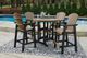 Signature Design by Ashley® Fairen Trail 5-Piece Black/Driftwood Outdoor Dining Set-3