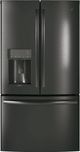 GE Profile™ 22.2 Cu. Ft. Black Stainless Steel Counter Depth French Door Refrigerator-0