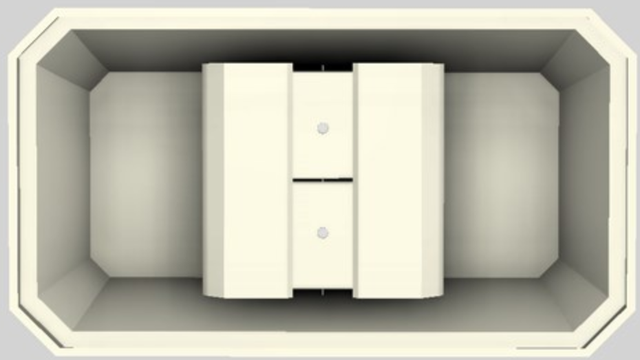 Vent-A-Hood® Designer Series 54" Biscuit Island Range Hood-2