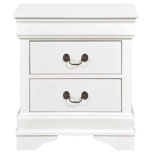 Homelegance® Mayville White Nightstand-2