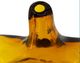 A & B Home Diana Warm Amber Sunlight Handcrafted Glass Vase-3