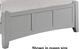 Vaughan-Bassett Bonanza Gray King Sleigh Bed-2