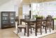 Tomali Kondo Noisette/Pure Rectangular Dining Table with Extension Leaf-1