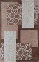 Surya Cosmopolitan Dark Brown 4'x6' Area Rug-0
