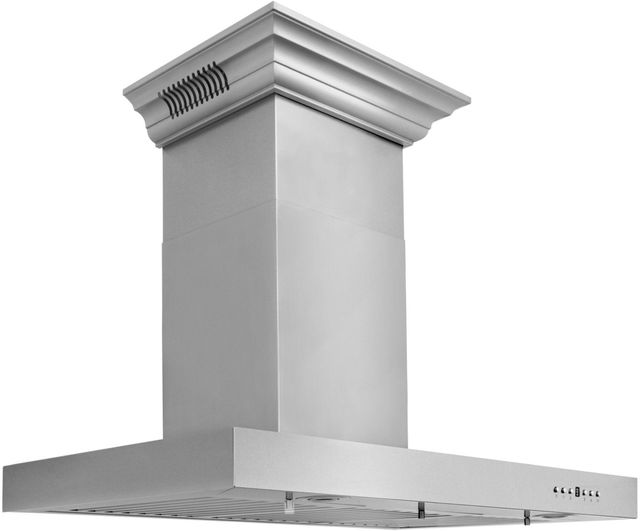 ZLINE 30" Stainless Steel Wall Mounted Range Hood with CrownSound® Bluetooth Speakers-1