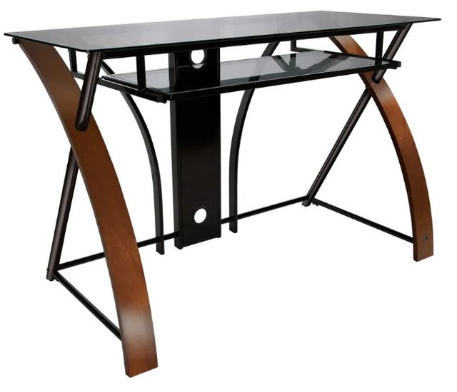 Bell'O® Home Black/Espresso Computer Desk-0