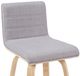 Armen Living Vienna 4-Piece Gray/Oak Swivel Barstool Set-5