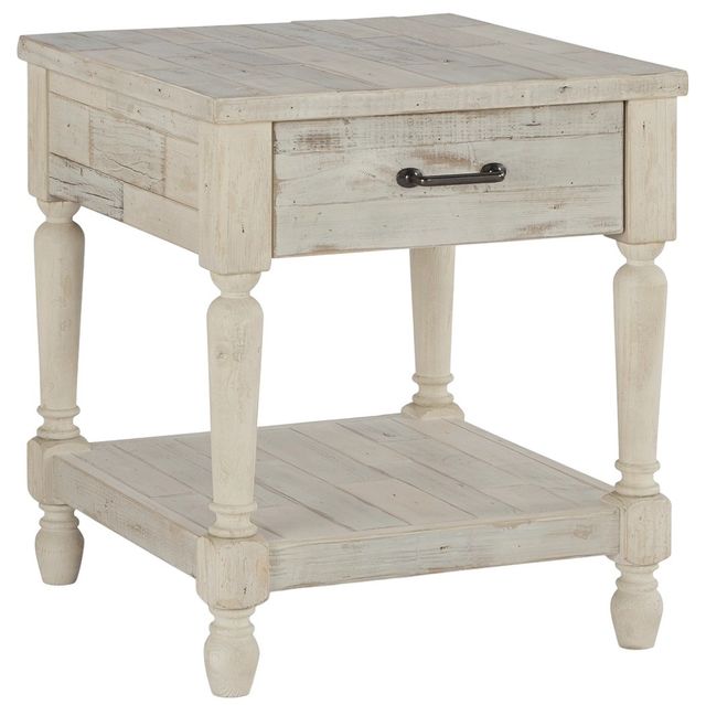 Signature Design by Ashley® Shawnalore 3-Piece Whitewash Living Room Table Set-2