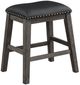Homelegance® Timbre Black/Wire Brushed Gray Counter Height Stool-0
